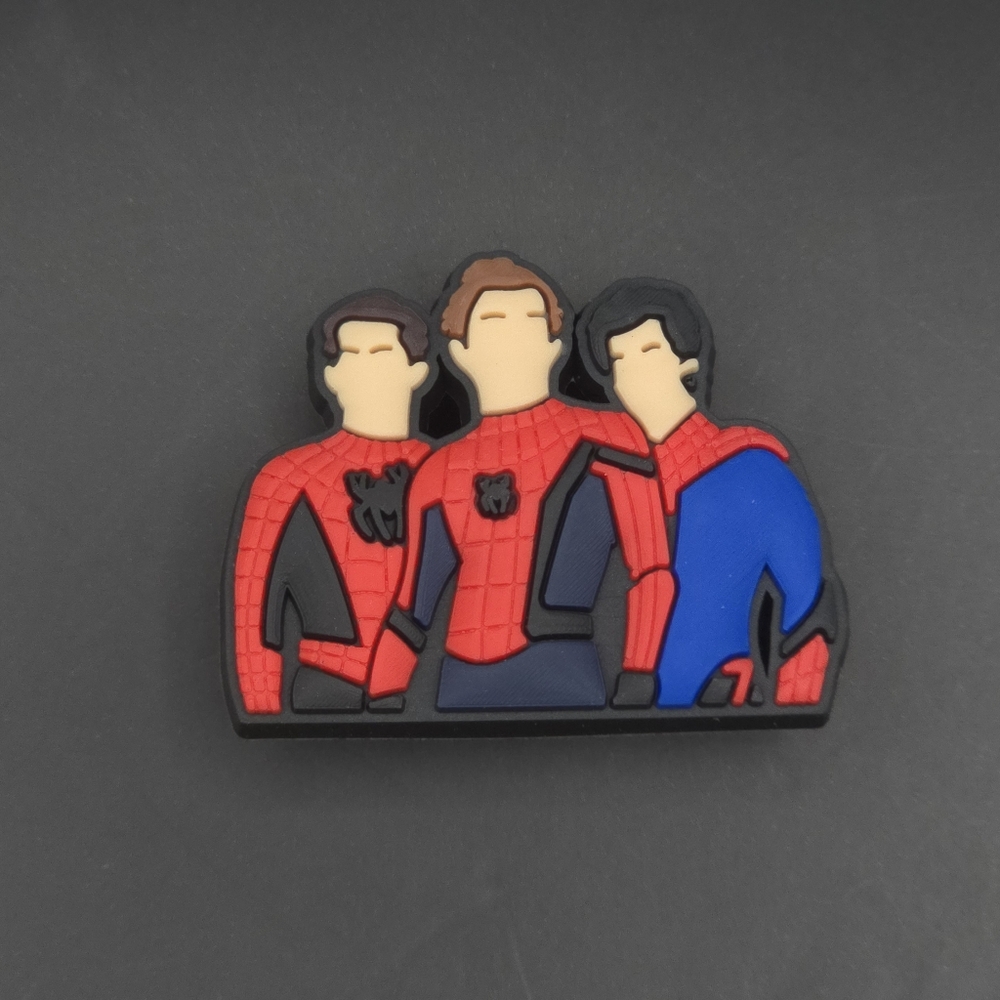 (5/$15) Spiderman Croc Charm